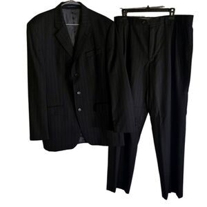 Ralph Lauren Suit- Black Pin Stripe